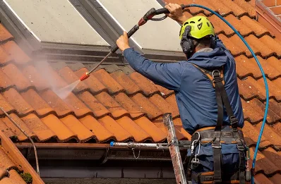 Démoussage et hydrofuge de toiture à Tourly